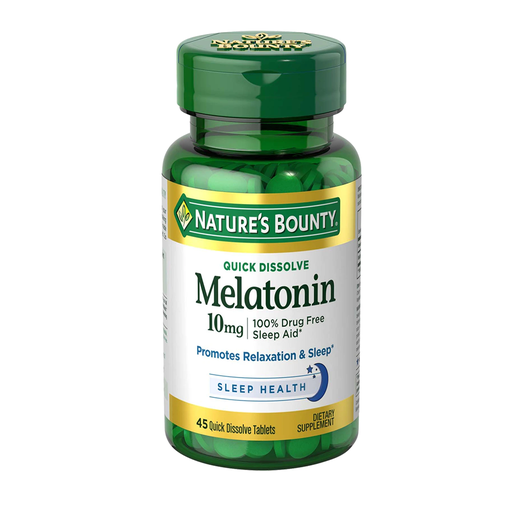 NATURES BOUNTY MELATONIN 10 MG 45 TAB
