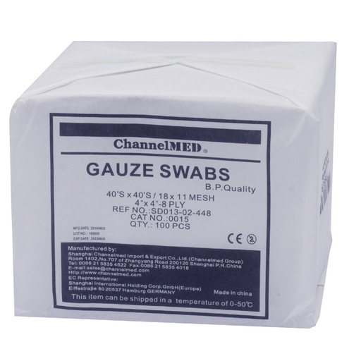 GAUZE SWAB 4*4 100PCS