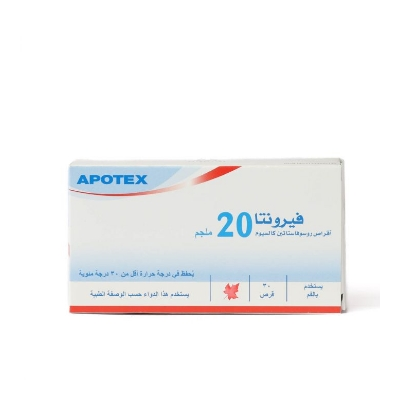 VIRONTA 20 MG 30 TAB