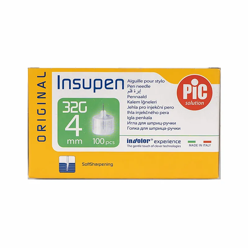 PIC INSUPEN NEEDLES 4 MM 100 PCS