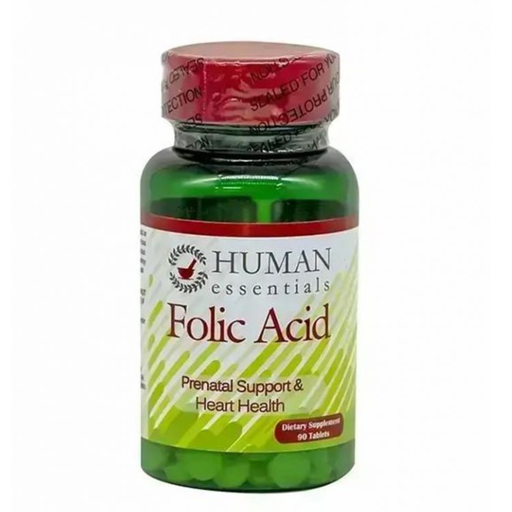 HUMAN ESSENTIAL FOLIC ACID 90 TAB