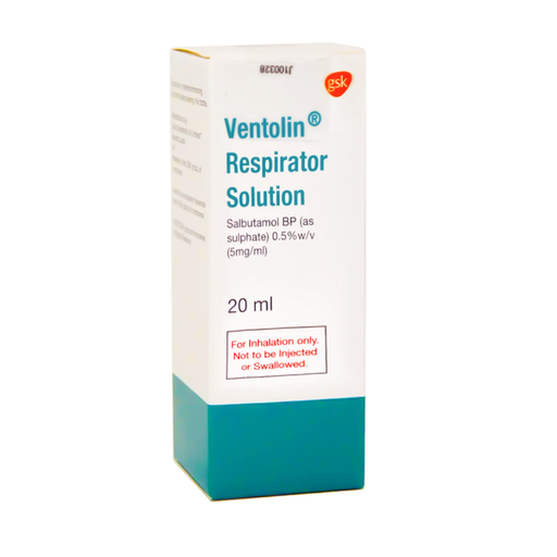 VENTOLIN RESPIRATOR SOLUTION 20 ML