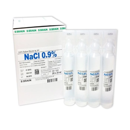 NORMAL SALINE 10 ML 100 AMP
