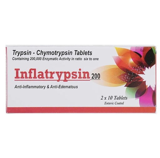 INFLATRYPSIN 200 20 TAB