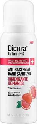 DICORA HAND SANITIZER SPRAY WITH CITRUS & PEACH