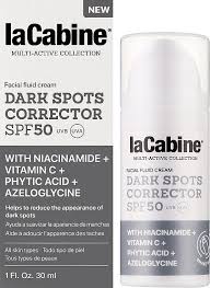  لاكابين كريم سائل للوجه ، مصحح للبقع الداكنة بعامل حماية من الشمس 50، 30 مل