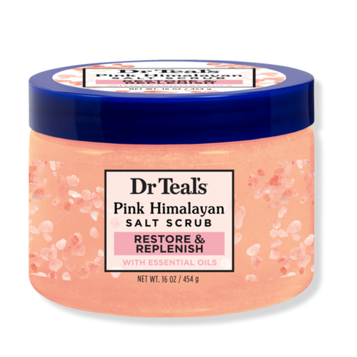 Dr TEALS Epsom Salt Body Scrub Pink Himalayan Salt 454 g