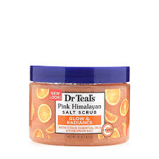 Dr TEALS Epsom Salt Body Scrub Pink Himalayan Salt With Citrus 454 g