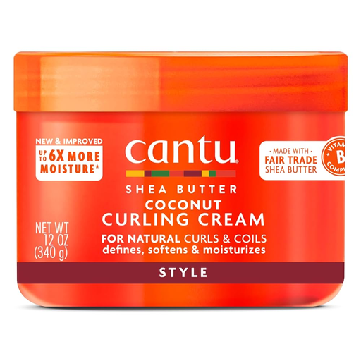 CANTU Coconut Curling Cream For Natural Curls , Coils STYLE