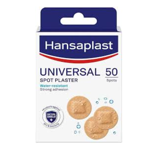 HANSAPLAST UNIVERSAL SPOT PLASTER 50 SPOTS