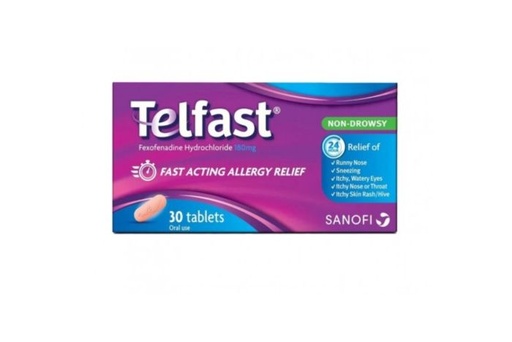TELFAST 180 MG 30 TAB