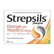 STREPSILS VIT C 100 MG 24 TAB