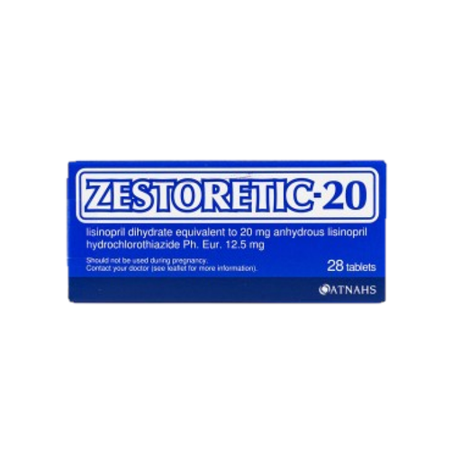 ZESTORETIC 20 MG/12.500 MG 28 TAB