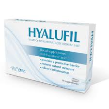 HYALUFIL 5 RECTAL SUPPOSITORIES
