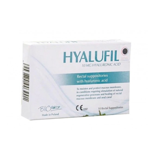HYALUFIL 5 RECTAL SUPPOSITORIES