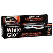 WHITE GLO CHARCOAL STAIN REMOVER T/P