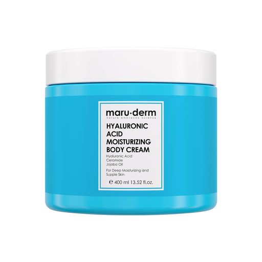 MARU-DERM HYALURONIC ACID MOISTURIZING BODY CREAM 400ML