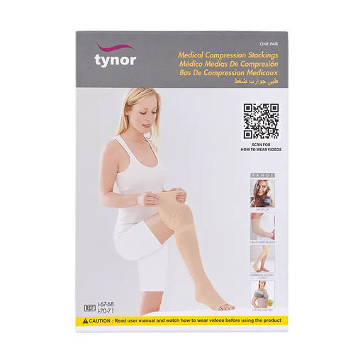 TYNOR MEDICAL COMPRESSION KNEE HIGH CLASS C I67