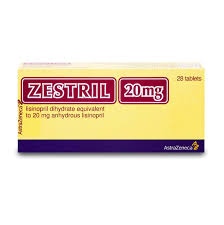 ZESTRIL 20 MG 28 TAB