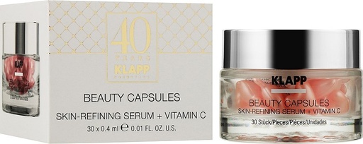KLAPP Beauty Capsules Skin-refining Serum+ Vitamin C 30 Caps