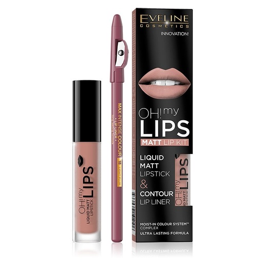 EVELINE Oh My Lips (08) Liquid Lip Stick & Lip Liner