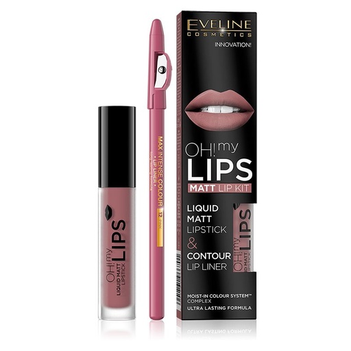 EVELINE Oh My Lips (04) Liquid Lip Stick & Lip Liner