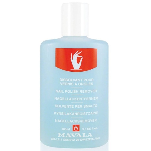MAVALA Mild Nail Polish Remover Blue With Acetone 100 ml