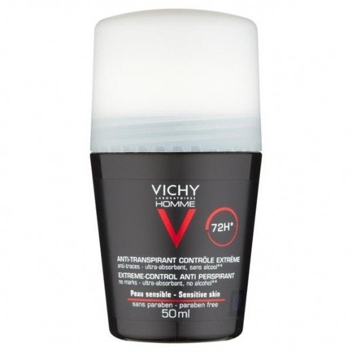 VICHY Roll-on Sensitive Skin For Men 72hr 50ml