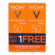 VICHY Dry Touch Fluid spf 50 Buy 1 Get 1 Free