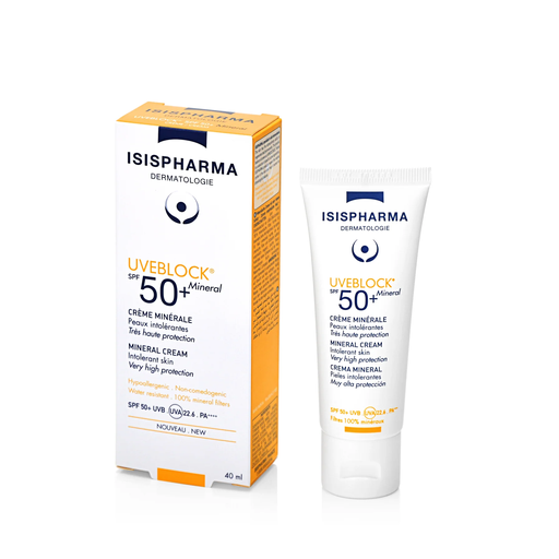 ISIS Uvblock Mineral spf50 40ml 1+1 FREE