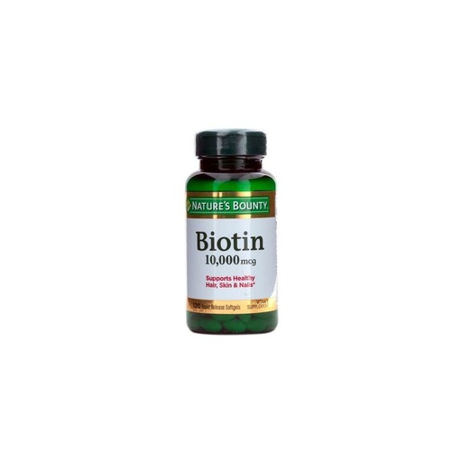 NATURE'S BOUNTY BIOTIN 10000 MCG 120 CAP