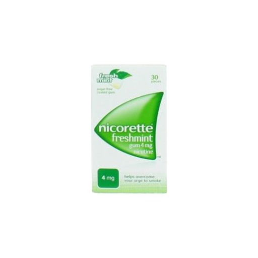 NICORETTE 4 MG FRESH MINT 30 TAB