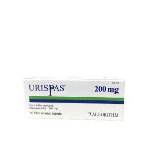 URISPAS 200 MG 30 TAB