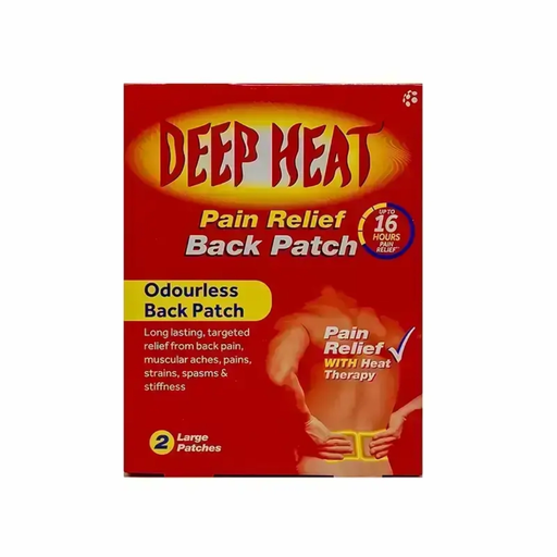 DEEP HEAT BACK Patch of 2 Pcs