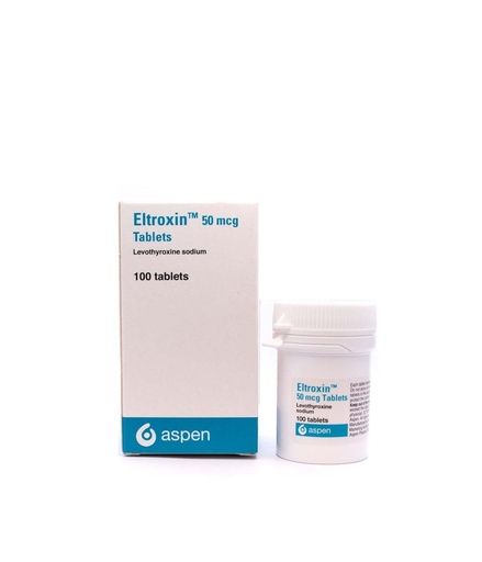 ELTROXIN 50MCG 100 TAB