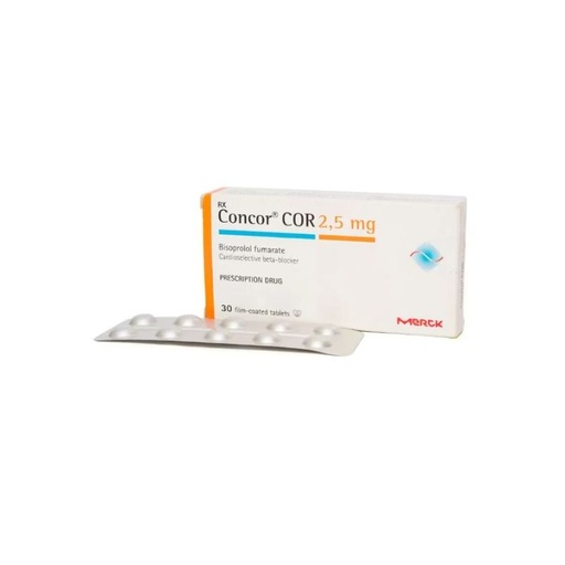 CONCOR-COR 2.5MG 30 TAB