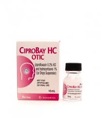 CIPROBAY HC OTIC SUSP 10ML