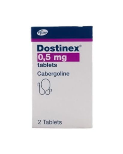 DOSTINEX 0.5MG 2 TAB