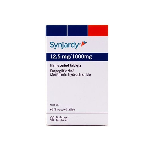SYNJARDY 12.5MG/1000MG FC 60 TAB